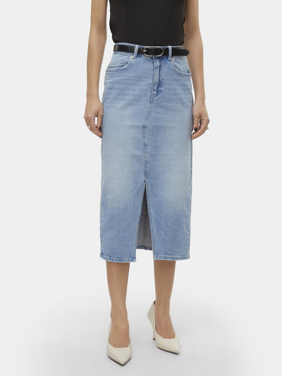 Дънкова пола Vero Moda за Жени цена