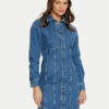 Guess Дънкова рокля W5RK99 D4H71 Син Regular Fit за Жени цена