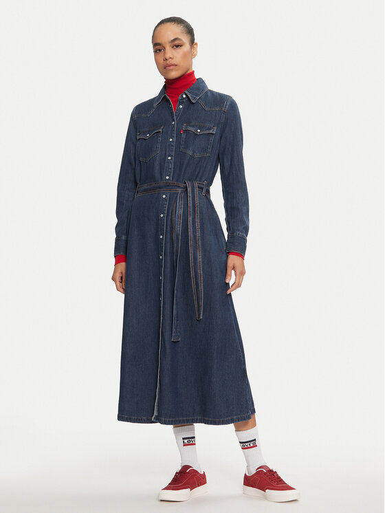 Дънкова рокля Levi's® за Жени цена