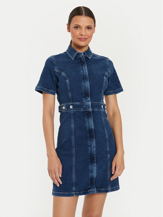Дънкова рокля Tommy Jeans за Жени цена