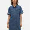 Vero Moda Дънкова рокля Jennie 10309665 Син Regular Fit за Жени цена