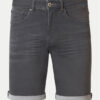 Petrol Industries Дънкови шорти M-1040-SHO001 Сив Slim Fit за Мъже цена
