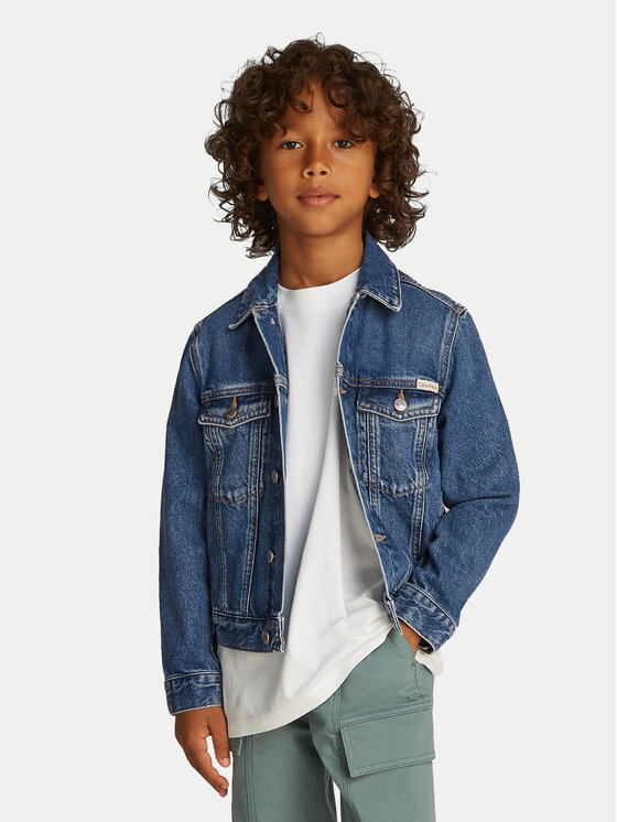 Дънково яке Calvin Klein Jeans за Момчета цена