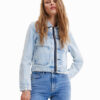 Desigual Дънково яке Feriha 23SWED27 Син Regular Fit за Жени цена