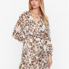 DKNY Ежедневна рокля DD3F6583 Бежов Regular Fit за Жени цена