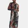 Desigual Ежедневна рокля Carson 24WWVK59 Цветен Slim Fit за Жени цена