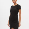 EA7 Emporio Armani Ежедневна рокля 3DTA62 TJ01Z 1200 Черен Slim Fit за Жени цена