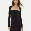 Gina Tricot Ежедневна рокля 23511 Черен Slim Fit за Жени цена