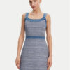 Guess Ежедневна рокля W5GK77 WH610 Син Slim Fit за Жени цена