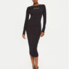 Juicy Couture Ежедневна рокля Dizzie JCWED24309 Черен Slim Fit за Жени цена