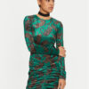 Just Cavalli Ежедневна рокля 77PAO920 Зелен Slim Fit за Жени цена