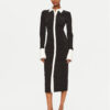 KARL LAGERFELD Ежедневна рокля A1W13031 Черен Slim Fit за Жени цена