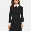 KARL LAGERFELD Ежедневна рокля A1W13032 Черен Slim Fit за Жени цена