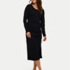 Kaffe Ежедневна рокля Becca 10508889 Черен Slim Fit за Жени цена