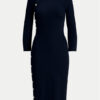 Lauren Ralph Lauren Ежедневна рокля 250940561001 Тъмносин Slim Fit за Жени цена