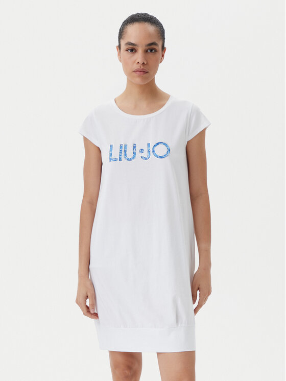 Liu Jo Beachwear Ежедневна рокля VA5194 JS003 Бял Regular Fit за Жени цена