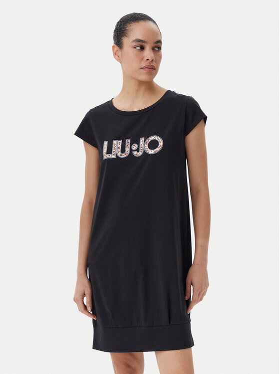 Liu Jo Beachwear Ежедневна рокля VA5194 JS003 Черен Regular Fit за Жени цена
