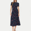 Tommy Hilfiger Ежедневна рокля Modern F&F Midi Dress WW0WW44547 Тъмносин Regular Fit за Жени цена
