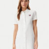 Tommy Jeans Ежедневна рокля Badge DW0DW20302 Екрю Regular Fit за Жени цена