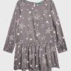 United Colors Of Benetton Ежедневна рокля 4C0PCV010 Сив Relaxed Fit за Момичета цена