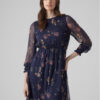 Vero Moda Ежедневна рокля Milla 10244553 Тъмносин Regular Fit за Жени цена