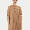 ViCOLO Ежедневна рокля TB1519 Кафяв Regular Fit за Жени цена