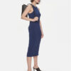 Weekend Max Mara Ежедневна рокля Astoria 2415321022 Тъмносин Slim Fit за Жени цена