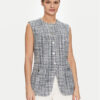 Guess Елек W5GN85 WH7I0 Сив Regular Fit за Жени цена