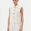 Herskind Елек 5533519(G) Бял Regular Fit за Жени цена