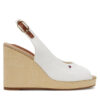 Tommy Hilfiger Еспадрили Flag High Wedge Espad Slingback FW0FW08597 Бял за Жени цена