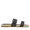 Tommy Hilfiger Еспадрили Leather Rope Espadrille Mule FW0FW08503 Черен за Жени цена