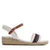 Tommy Hilfiger Еспадрили Rope Wedge T3A7-32777-0048X100 S Бял за Момичета цена