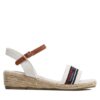 Tommy Hilfiger Еспадрили Rope Wedge T3A7-32777-0048X100 M Бял за Момичета цена