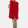Just Cavalli Жилетка за костюм 77PAS428 Червен Loose Fit за Жени цена