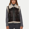 Vila Жилетка за костюм Risi 14097989 Кафяв Regular Fit за Жени цена