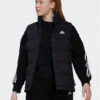 adidas Жилетка за костюм Helionic Down Vest HG6280 Черен Regular Fit цвят на ниска цена
