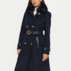Guess Зимно палто Amelia W4BL46 WGKI2 Тъмносин Regular Fit за Жени цена