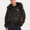 Alpha Industries Зимно яке 113145 Черен Regular Fit за Мъже цена