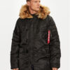 Alpha Industries Зимно яке 103141 Черен Regular Fit за Мъже цена