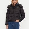 Calvin Klein Jeans Зимно яке Shiny Monologo J20J224616 Черен Regular Fit за Жени цена