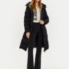 Elisabetta Franchi Зимно яке PI-71D-46E1-V700 Черен Regular Fit за Жени цена