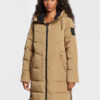 Halti Зимно яке Linjat 065-0409 Бежов Regular Fit за Жени цена