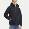 Jack&Jones Junior Зимно яке Otto 12258547 Черен Regular Fit за Момчета цена