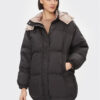 ONLY Зимно яке 15294690 Черен Regular Fit за Жени цена