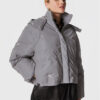 ROTATE Зимно яке Padded Quilt RT2096 Сив Regular Fit за Жени цена
