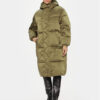 Tommy Jeans Зимно яке Satin DW0DW16587 Зелен Relaxed Fit за Жени цена
