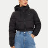 Tommy Jeans Зимно яке DW0DW18313 Черен Cropped Fit за Жени цена