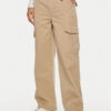 Guess Jeans Карго панталони W4YB61 WGCV1 Бежов Relaxed Fit за Жени цена
