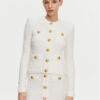 Balmain Кардиган DF1SK249KH10 Бял Regular Fit за Жени цена