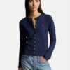 Polo Ralph Lauren Кардиган 211941175003 Тъмносин Slim Fit за Жени цена